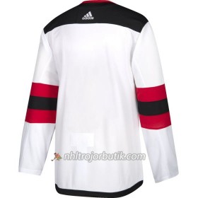 Män Ishockey New Jersey Devils Tröja Blank Adidas Vit Authentic